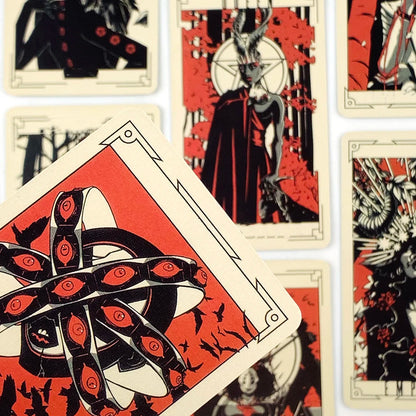 Tarot Cards Deck Family Party Playing Games Cards Fate Divination Edition Borad Playing Games,Halloween and Christmas Game
