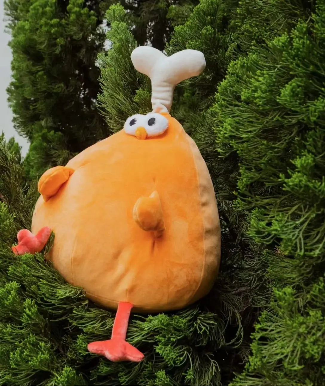 New Chicken&Leg Chicken Soft Gingerbread Chicken Dolls Decor Cartoon Simulation Fruit Animals Stuffed Toy Pillow Birthday Gifts