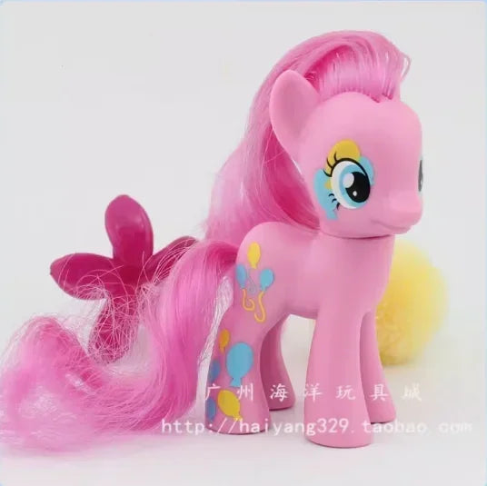 Original Hasbro My Little Pony Anime Figures Cute Twilight Sparkle Rainbow Fluttershy Pinkie Pie Rarity Collect Model Toy Gift