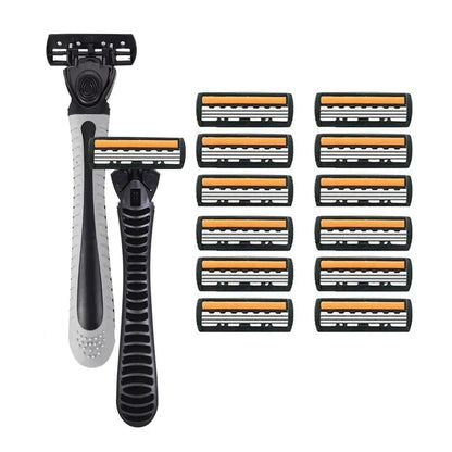 Shaver Brand New Design Men Razor Shaving Two Layer Shaver Reusable Razor Imported Blade Multi Tool Head Change