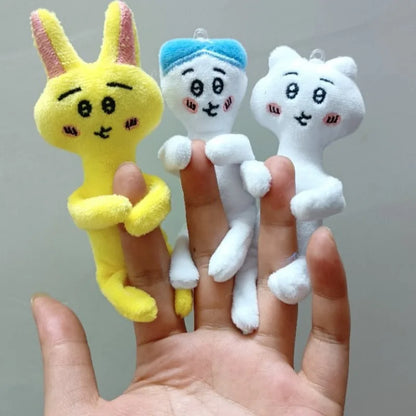 Chiikawa Super Muscle Lines Handmade Whole Body Movable School Bag Pendant Hachiware Usaqi Interesting Pendant Toys
