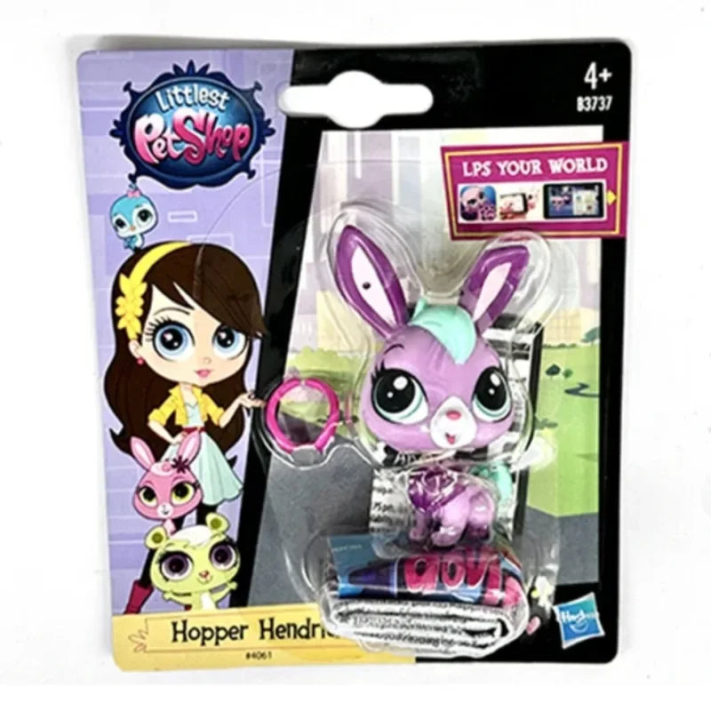Hasbro Littlest Pet Shop Doll Toys Original Cute Animal Action Figure Mini Dolls Q Pets Toy Children Birthday Gifts Collection