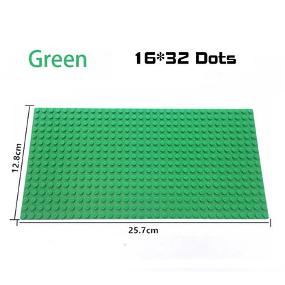 32x32x16x16 Dots Classic Base Plates MOC DIY Plastic Bricks Baseplates City Dimensions Building Blocks Figures Construction Toys