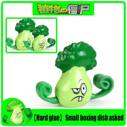 Funny Plants vs. Zombies 2 Hard Glue Peashooter Gatling Pea Shooter Sunflower Action Figure Model Dolls Shooting Toys Kids Gifts