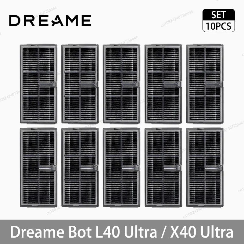 Dreame L40 Ultra / X40 Ultra Vacuum Cleaner Replacement Accessories Main Side Brush HEPA Filter Mop Cloths Dust Bag Spare Parts