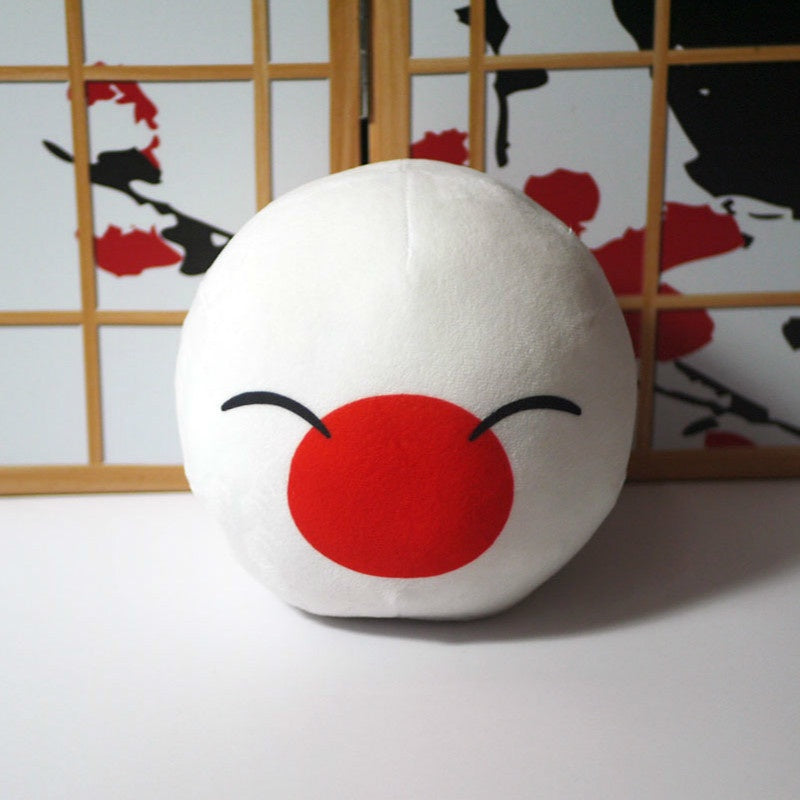 10cm Cute Countryball Polandball Plush Stuffed Dolls Anime Short  Toys Mini Pillow Bag Key Ring Pendant Cosplay Gifts