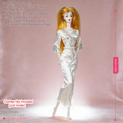 Multi-Joint BJD Model, 1/6 Scale 12-Joint, Changeable Makeup Premium Craft (no clothing)