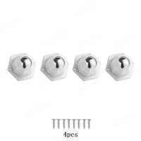 4Pc White Steel Ball