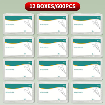 1000/600/300/150PCS - Ultra fine dental floss stick - Clean the gaps between teeth with one piece - Oral care tool