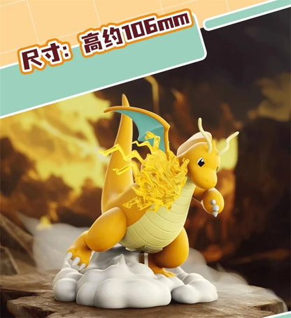 Genuine Pokemon Anime Action Figures Call Of Duty GK PVC Charizard Blastoise Arcanine Lapras Venusaur Dragonite Christmas Gift