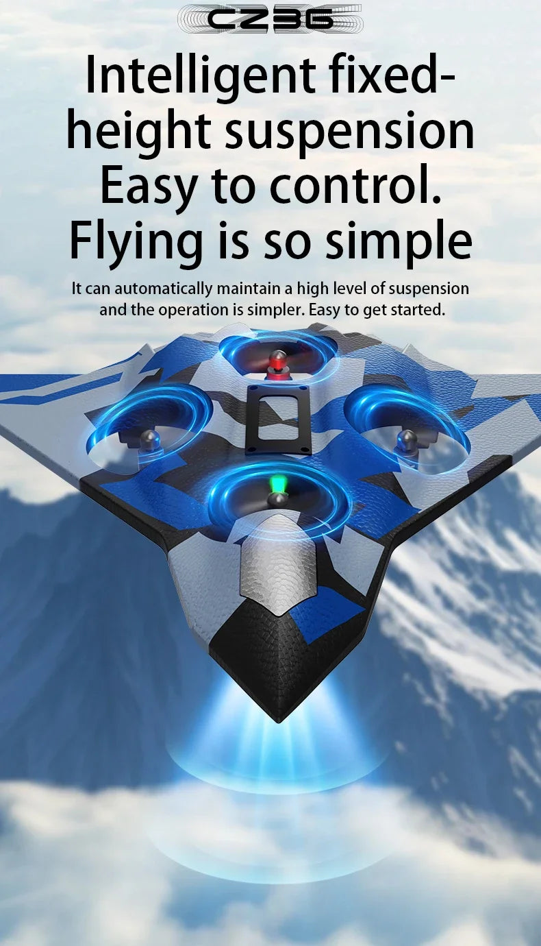 Remote Control Airplane Fall Resistant Plane Toys for Boys Kids CZ01 CZ63