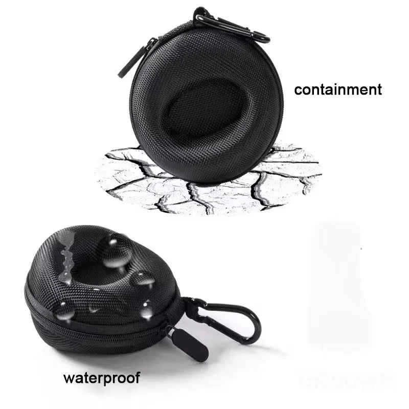 Portable EVA Single Watch Travel Case Watch Storage Organizer Box Watch Holder Waterproof for Smartwatches Zippered Container