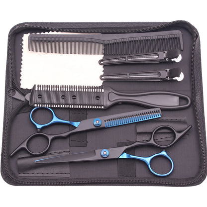 6'' Hair Scissors Professional Cutting Shears Thinning Hairdressing Razors Com Set Salon Barber & Home Japan Steel Dropshipping