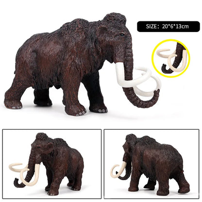 Oenux African Wild Animals Elephant Model Simulation Big Mammoth Action Figures Figurine PVC Educational Toy For Kids Gift