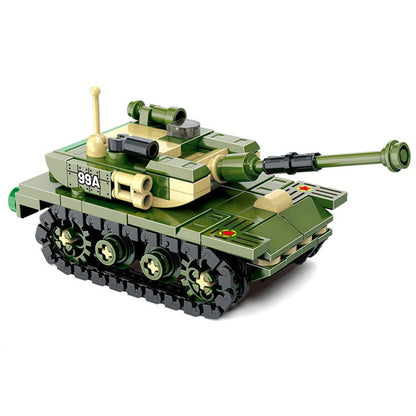 World War 2 WW2 Army Military Soldiers SAWT Soldiers The King Tiger Heavy Tank DIY Model Building Blocks Bricks Children'S Toys