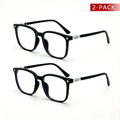 New 1/2Pcs Anti Blue Light Glasses for Women and Men Computer/Phone Daily Life Fahsion and Trendy Glasses Natural Eyeglasses