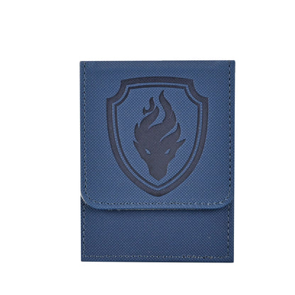 Premium Magnetic Card Deck Box - Secure Showcase for 110+ Cards, Durable Faux Leather, Display Window, Ideal for Sport，Game card