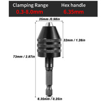 0.3mm to 8.0mm