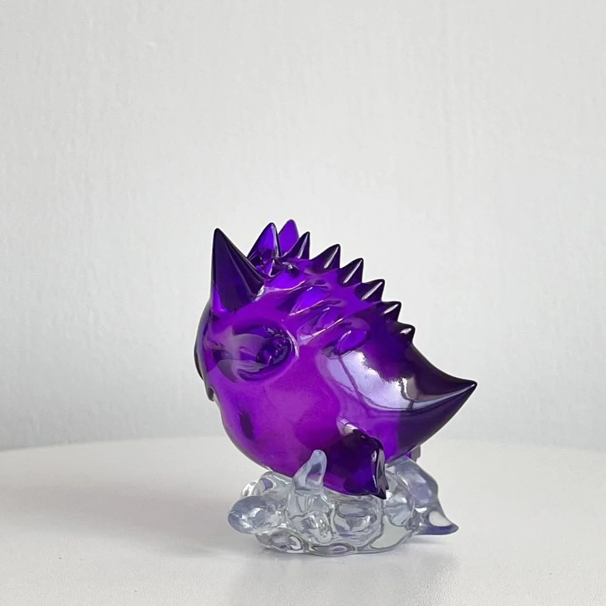 Pokemon Snorlax Gengar Transparent Action Figure Statue Anime Model PVC Collectible Toy Gift For Kids Fans Desktop Decoration