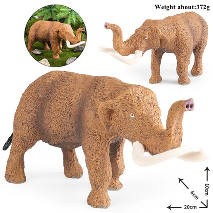 Oenux African Wild Animals Elephant Model Simulation Big Mammoth Action Figures Figurine PVC Educational Toy For Kids Gift
