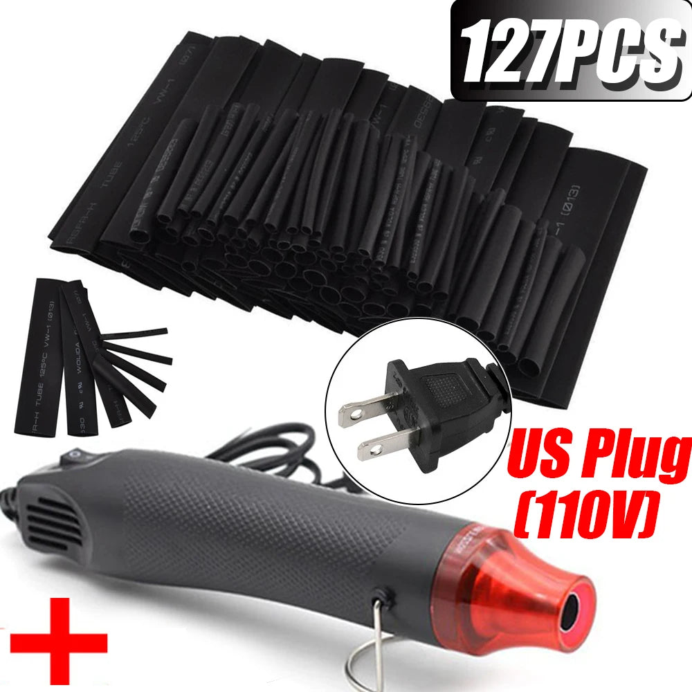 1060/530/127PCS Heat Shrink Tubing kit 2:1 Shrinkable Wire Shrinking Wrap Wire Connect Cover Cable Repair Protection
