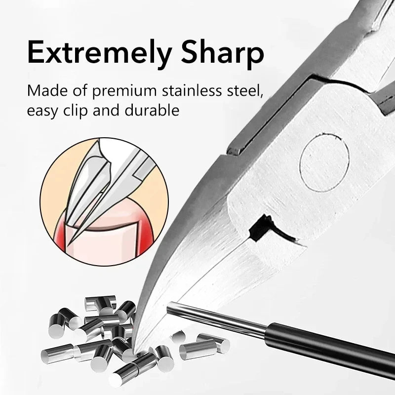 Professional Ingrown Toenail Corrector Kit – Podiatry-Grade Nail Clippers, Cuticle Nippers & Paronychia Care Tools