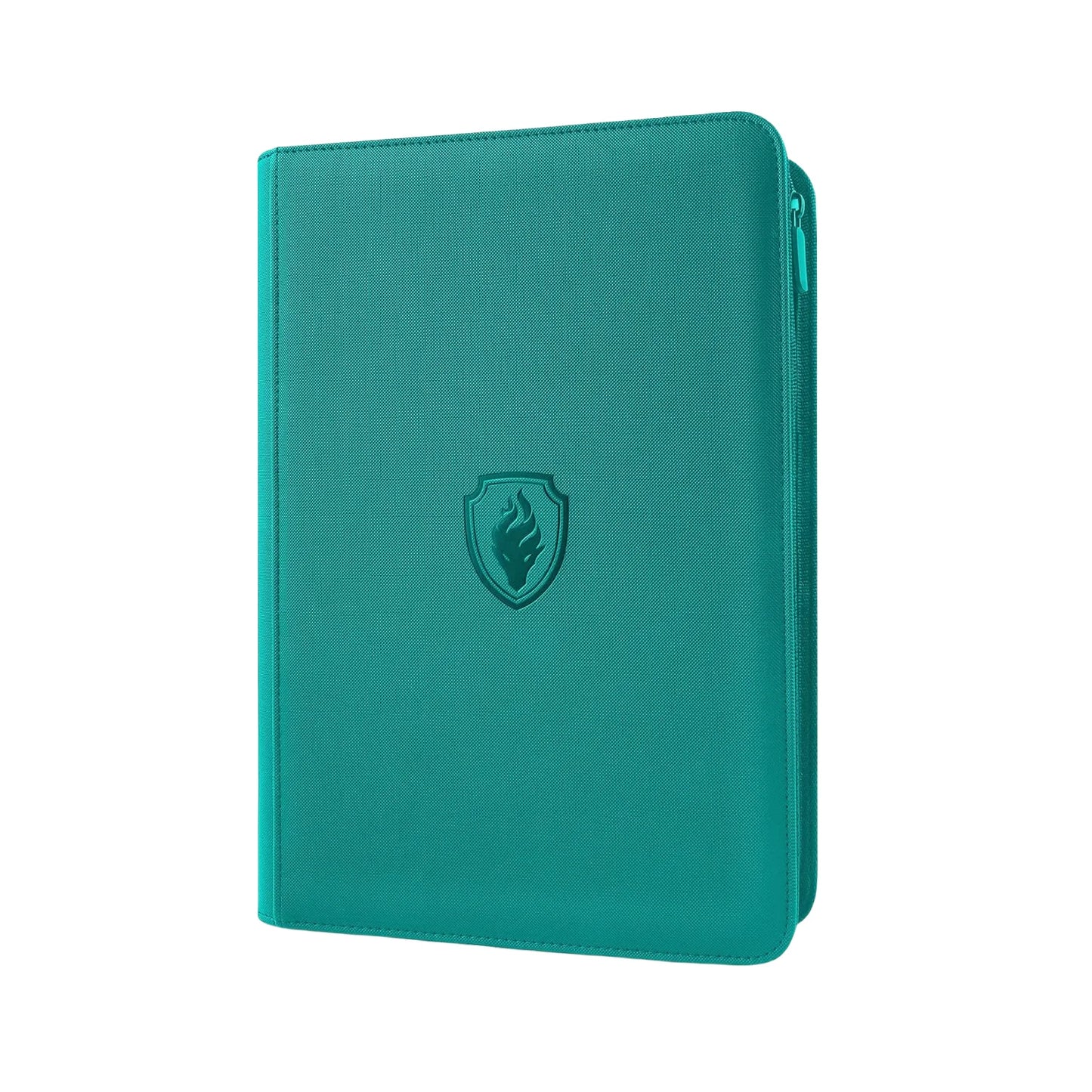 9 Pocket Zipper Card Binder, 360 Trading Card Holder Book, Premium PU Cover Zip Binder for Cards, Durable Side Loading Card