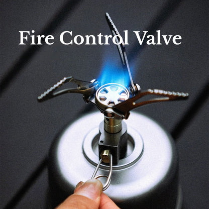 3000W Mini Camping Gas Burners 48g One-Piece Pocket Stove Outdooor Camping Hiking Folding Picnic Cooking Furnace Portable ﻿ ﻿