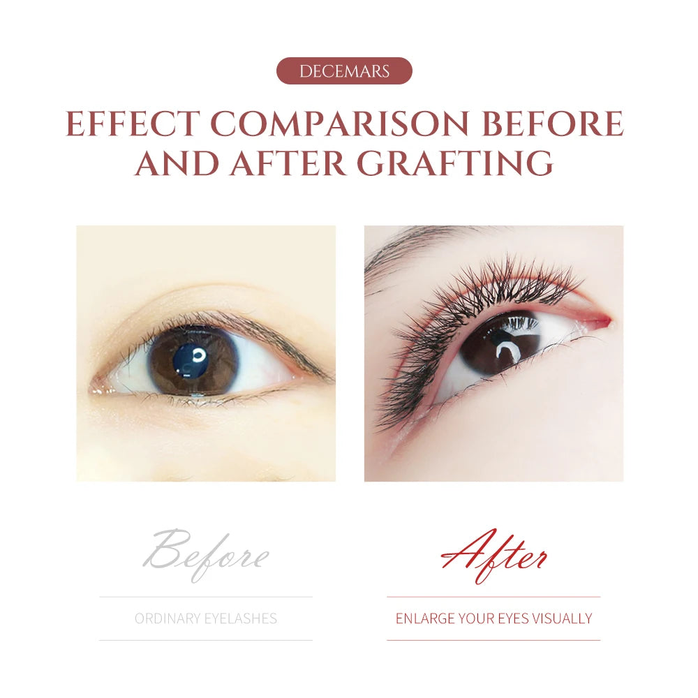 DeceMars Large Amount YY 3D 4D 5D 6D Large-size Tray Eyelash Extension for Makeup