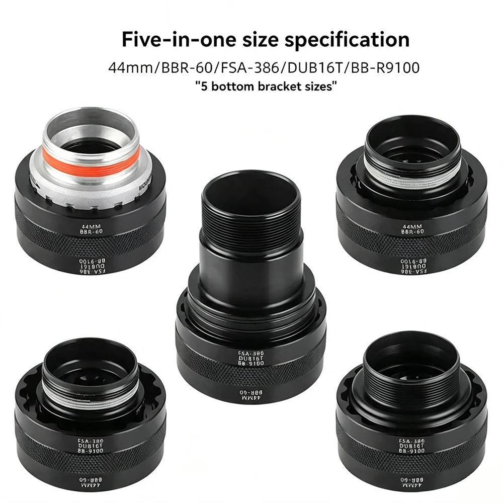 TOOPRE 5 in 1 Bottom Bracket Tool TL FC24 FC25 DUB BBR60 BB93 Mega EVO BB52 BSA30 BB386 Installation Tool Remover Repair Key Cup