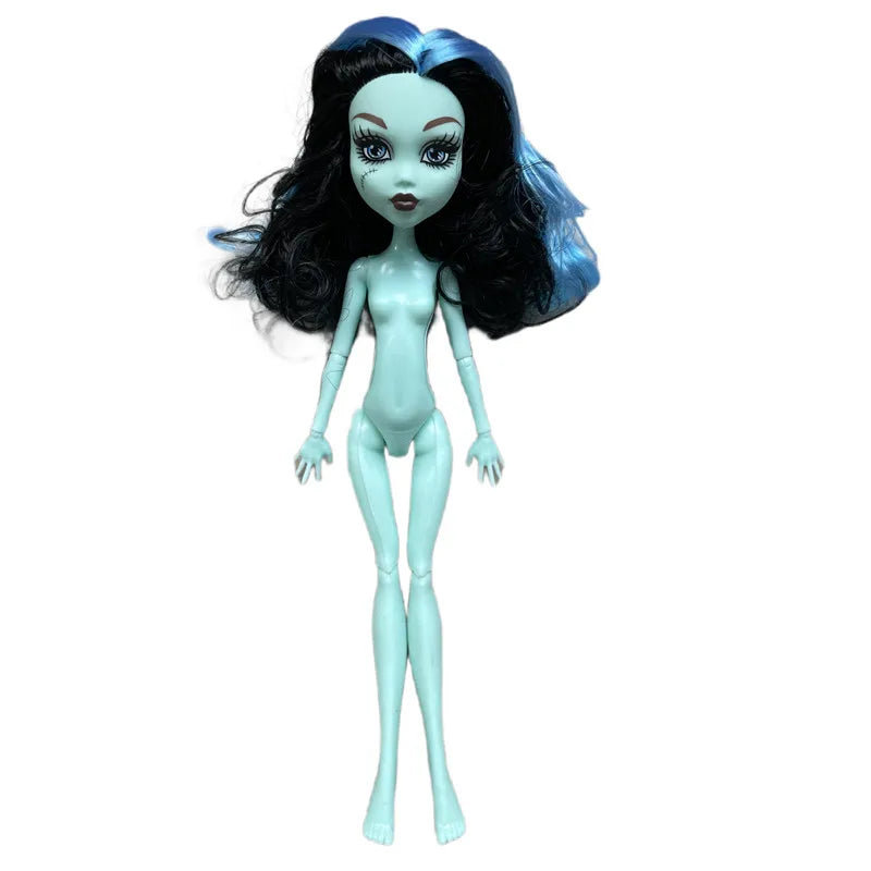 Multi-Joints Movable Doll Body Toy 23cm Doll Toy To Fit Many Heads White Green Brown Purple Monstering High Doll Body Cat heads
