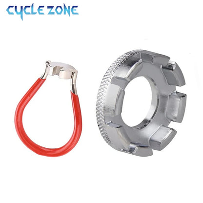 Multifunction Bicycle Spoke Wrench Wheel Rim Adjustment and Correction Tool for MTB Road Bike Cycling Maintenance Repair Tool