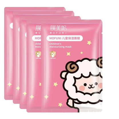 1/5/8 PCS Animal Character Face Masks Hydrating Spa Masks Sheet with Hyaluronic Acid, Skincare Party Facial Masks for Kids Teens