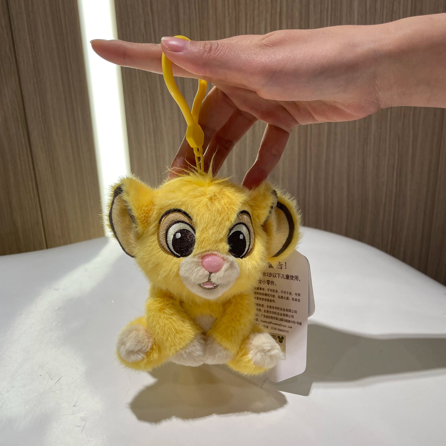 11cm Genuine Disney The Lion King Simba cute Baby Lion Children Stuffed Toy Birthday gift Plush Toys Small Pendant Plush Doll