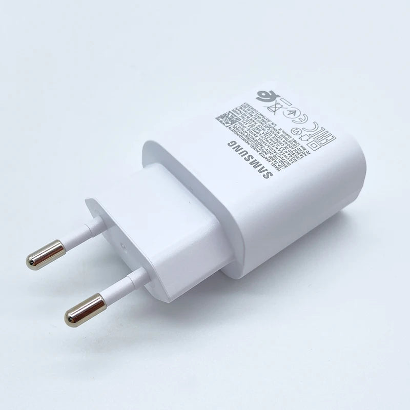 Samsung S24 25W Super Fast Charger PD Usb Type C Adapter Cargador For Samsung Galaxy S23 S22 Plus S21 ultra FE A55 A35 M55 A54