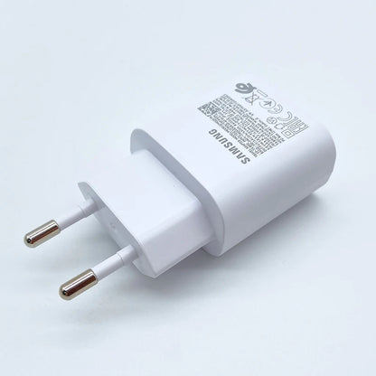 Samsung S24 25W Super Fast Charger PD Usb Type C Adapter Cargador For Samsung Galaxy S23 S22 Plus S21 ultra FE A55 A35 M55 A54