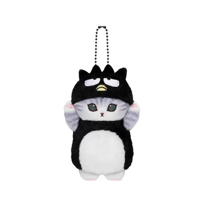 Anime Shark Cat Co Branded Cross-dress Kuromi Hello Kitty Cinnamoroll Plush Toys Collect Decoration Pendant Gift