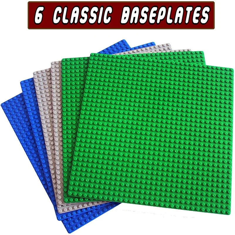 32x32x16x16 Dots Classic Base Plates MOC DIY Plastic Bricks Baseplates City Dimensions Building Blocks Figures Construction Toys