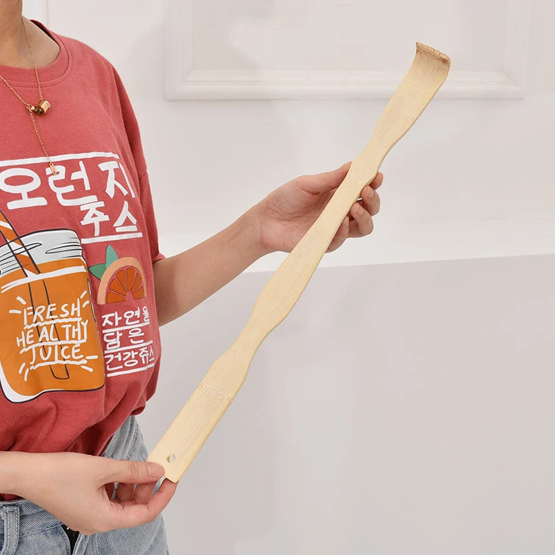 Bamboo Made Itching And Scratching Device Home Massage Anti Itch And Back Scratching Device Scratching Rake Massage Stick