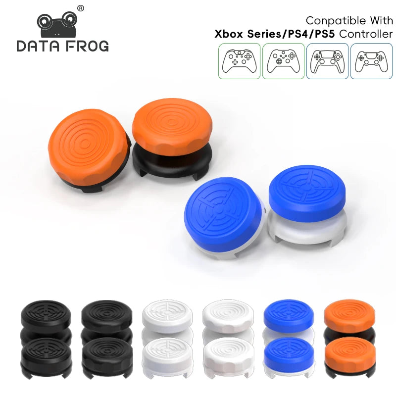 DATA FROG High-Rise Performance Freeks for PS4 PS5 Galaxy Joystick Compatible with 8BitDo Ultimate Controller Stick