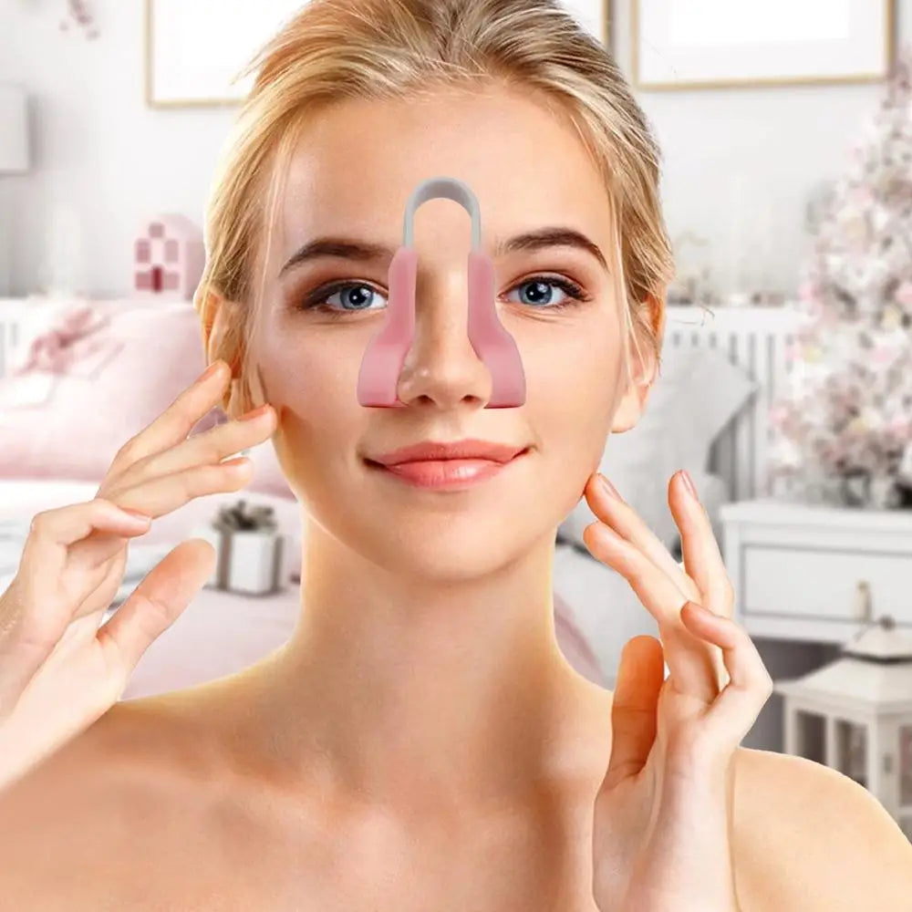 Nose Shaper For Wide Noses Soft Silicone Nose Bridge Enhancer, Corrector, Shrinker Painless Beauty Tool Nose Clip For Women Men