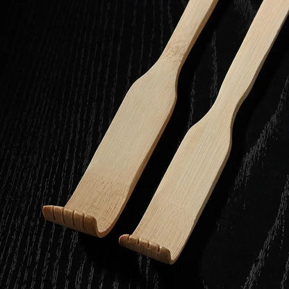 Natural Bamboo Back Scratcher – Soothe Itchy Skin and Unwind, Ideal for Older Adults