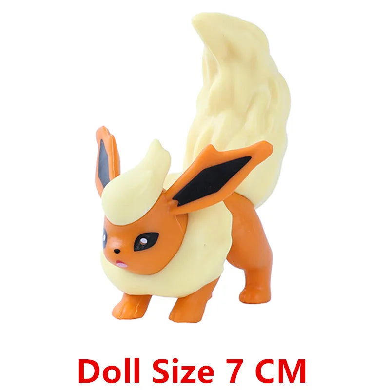 Pokemon Anime Figures Ice Eevee Pikachu Flying Dragon Collection Figure Cute Action Toys Model Pok é mon Kids Birthday Gifts