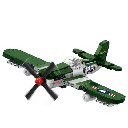 World War 2 WW2 Army Military Soldiers SWAT Half Tracked Armor Vehicle Trailer Assemble Building Blocks Bricks Children's Toys
