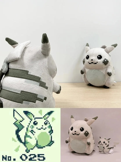 Genuine PokéMon Center PokéMon 30th Anniversary Original Pixel Style Plush Toy Stuffed Doll Anime Fans Collection Toy Gift