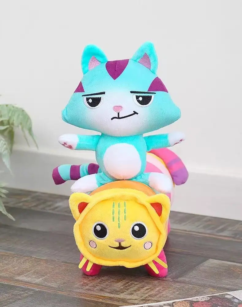 9 style Gabby Dollhouse Plush Toy Mercat Cartoon Stuffed Animals Mermaid Car Cat Plushie Doll Kids