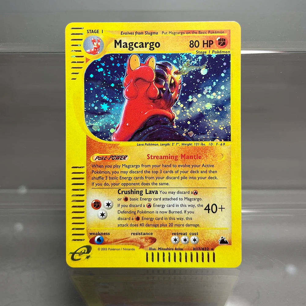 PKM Cards Charizard Steelix Celebi Single Foil Cards Magneton Gengar Classic Game Collection Cards PTCG Proxy Cards