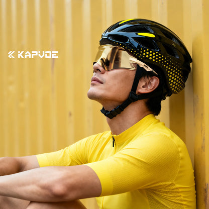 KAPVOE Photochromic Cycling Sunglasses Men Road Driving Bike Glasses Outdoor Sports Hiking Women Bicycle Cycling UV400 Goggles