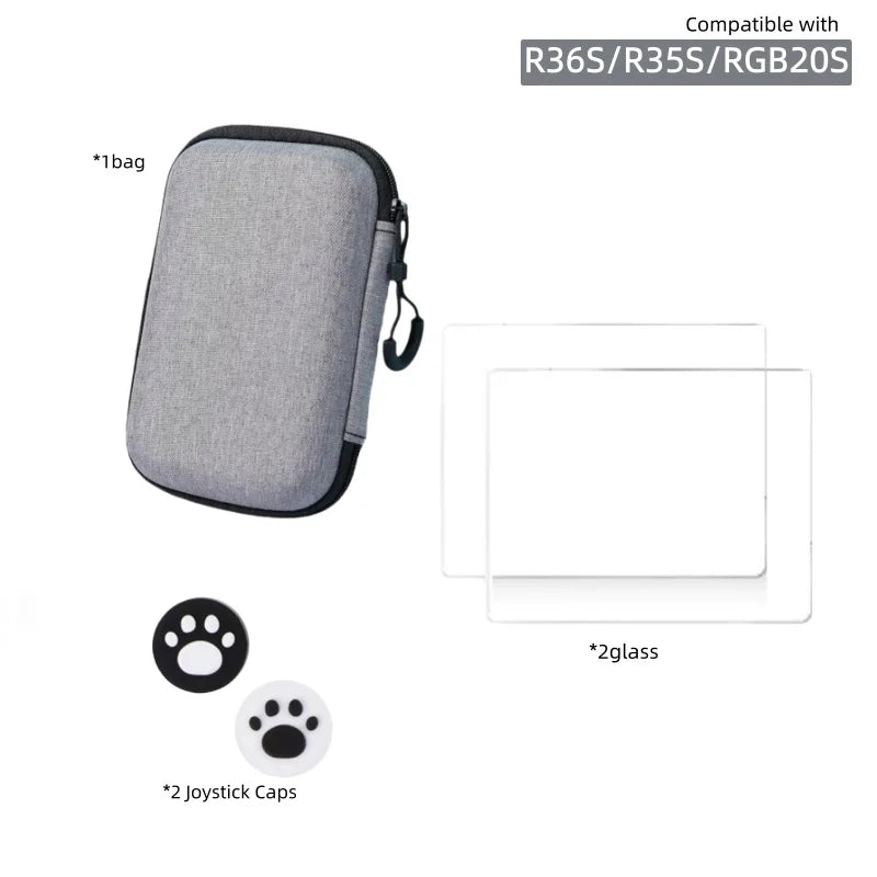 BOYHOM R36S Original Tempered Glass for 3.5Inch Player Games for RGB20S R35S Screen Protector Cover Film