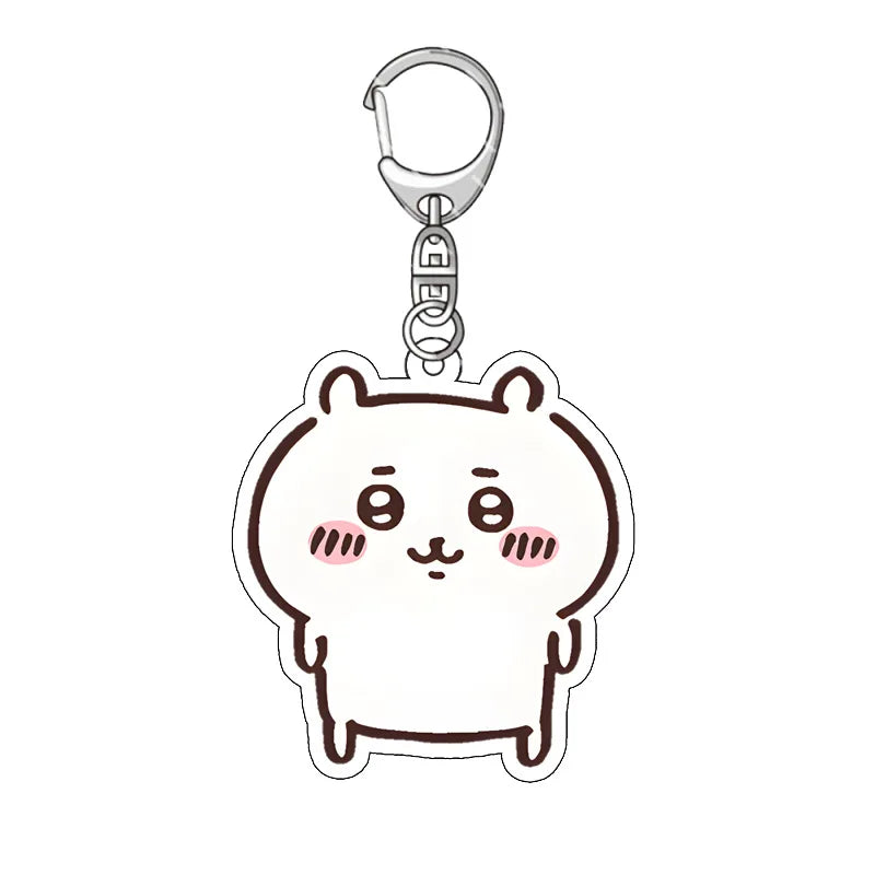 Chiikawa Pendant Anime Comic Acrylic Peripheral Keychain Hachiware Usagi Cute Pendant Bag Hanging Decoration Decoration